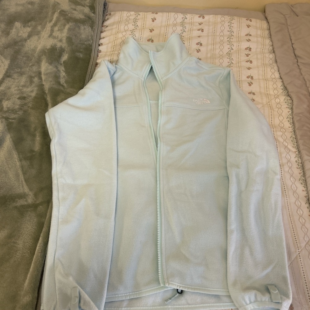 The North Face Women's Light Blue Fleece Top